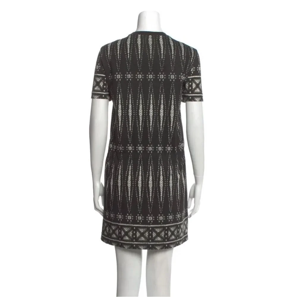 Tory Burch Geometric Crew Neck Dress